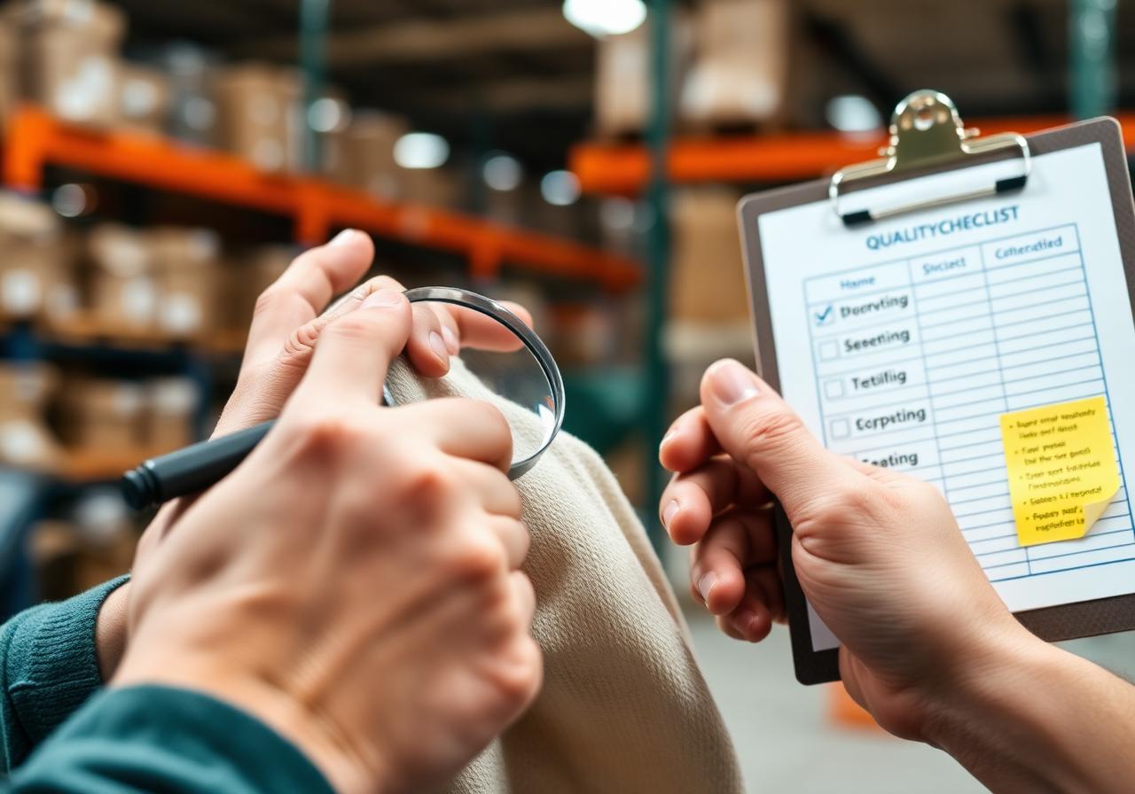 Quality inspection in warehouse